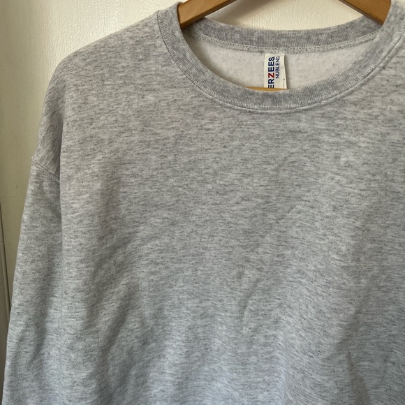 Light heather grey crewneck - Picture 2 of 2
